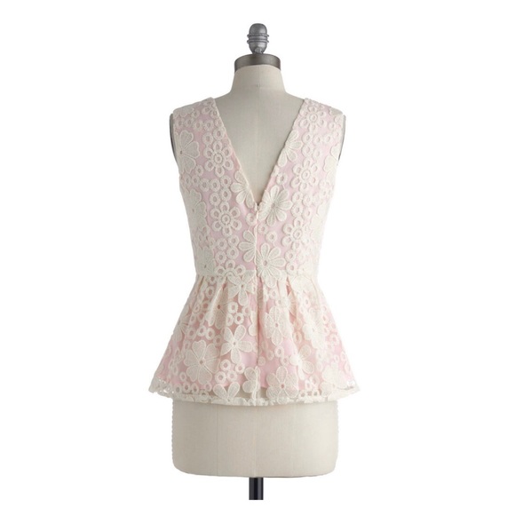 ModCloth Peplum Top - Picture 3 of 8